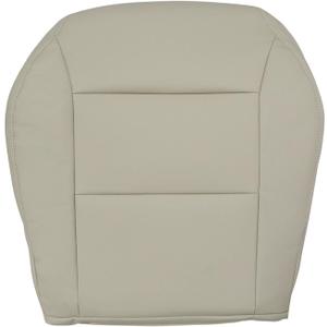 SecosAutoparts Front Driver Side Replacement Bottom Leather Seat Cover Black Compatible with Mercedes Benz CLA 250 2014 2015 (Tan)