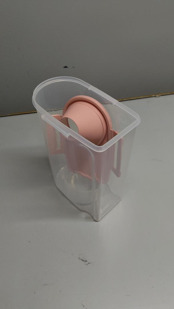 Ochine Food Storage Container with Lid, Plastic Storage Canisters for Kitchen & Pantry Organization, Dry Food Canisters Organization Bin for Oatmeal, Grain, Cereal, Pasta, Flour