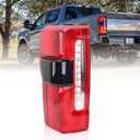 Tail Light Assembly W/Blind Spot (W/O Blind Module) For Ford F250 F350 Super Duty 2023 2024 Halogen Rear Lamp (Left Driver Side)