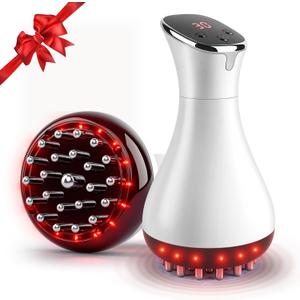 Rechargeable Lymphatic Drainage Massager & Cellulite Massage Tool with 3000mAh,Fascia Blaster for Reduce Stretch Marks for Legs, Arms & Belly,Body Sculpting Machine with Microcurrent for Office Travel