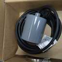 SJE-Rhombus 1002715, 15PMD1WP, PumpMaster Series, Wide Angle 120 Volt Piggyback Pump Switch, Normally Open, 13 Amps Max, Clamp Mounted, 15 ft Cord