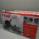T-fal Initiatives Nonstick Cookware Set 6 Piece Oven Safe 350F Cookware, Pots and Pans, Oven, Broil, Dishwasher Safe Gray (Black)