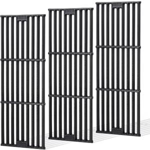 Criditpid Grill Grates Replacement for Char Griller 5050, 5650, 2121, 3001, 5072, 2123, 3072, 2828, 3030, 4000, King Griller 3008 5252, 19 3/4" Cast Iron Cooking Grid for Chargriller Duo 5050 Parts