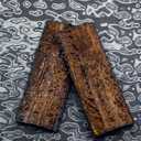 2PC Deer Antler Knife Handle Scales DIY Material Slabs POM Resin Sword Making NEW