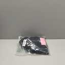 Littleforbig Washable Adjustable Reusable Waterproof Primary Comfort Cloth Adult Diaper Wrap Cover One Size Black