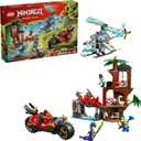 LEGO NINJAGO Ninja Vehicle Tree House Battle Building Toy for Boys, Girls, & Kids, Ages 7+ - Ninja Playset W/5 Minifigures, Motorcycle & Helicopter Toys - Gift Idea for Birthdays - 71857
