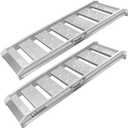 LIEKUMM 4FT Aluminum Truck Ramps, 3520 Lbs Heavy-Duty | Heavy-Duty Capacity, No Assembly Required, Ideal for Pickup Trucks, ATVs, UTVs, Motorcycles, Lawn Mowers