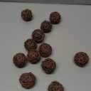 HAHIYO 50mm Diameter Wicker Rattan Balls Well Constructed Remained Tight Gorgeous Color Tone Fill Space Add Visual Interest Brown 12 PCS for Vase Bowl Filling Tree Wedding Table Bird Toy