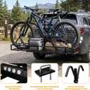 Bike Rack Hitch, 350LBS for 2" Receiver, Heavy-Duty Fat/Ebike, SUV