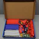 Spider Toys for Boys 3-4: 251 PCS Spider Race Track with 5 Alloy Cars Toys for 3 4 5 6 Year Old Boys Car Tracks for Kids Toddler Boy Age 3-5 4-6 6-8 Christmas Birthday Gifts (Red&blue)