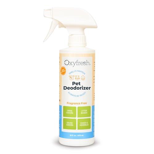Oxyfresh Extra Strength Dog and Cat Odor Eliminator for Home Spray - Finally Say Goodbye to Stinky Odors - Gently Neutralizes at the Source - Works on Contact - Upholstery & Auto - Safe
