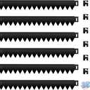 Upgraded Safe Black Steel Landscape Edging 20FT Kit (6-Pack) with Gloves -5 Inch Heavy-Gauge Rounded Edge Metal Garden Border for Lawn, Flower Bed & Raised Beds