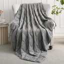 Mr. Sandman Weighted Blanket for Adults Queen Size 15 lbs, Soft Cooling Heavy Minky Blanket for Sleep, Washable Throw Blanket with Glass Beads, 60 x 80 Inches, Grey
