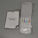 Tweezers for Eyebrows, Slant Tip and Pointed Eyebrow Tweezer Set Great Precision for Eyebrows Facial Hair, Ingrown Hair, Splinter, Blackhead and Tick Remover (4-piece) (Multi-color)