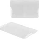 Small Plastic Drawer Dividers for Storage Cabinet, 40716 Width, 40-Pack, Clear and White (40716-40pack)