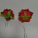 4 Pieces Rose Flower Hair Clip Big Rose Brooch Floral Clips Mexican Flower Hair Accessories for Woman Flamenco Dancer Bridal Party Wedding