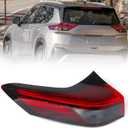 Huray Left LED Outer Tail Light Fit for Nissan Rogue 2021-2024, LH Taillight Tail lamp Rear Brake Lamp Assembly OE Style Replacement for NI2804122 265556RR0A Driver Side