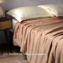 CUDDLE DREAMS Silk Comforter with Tencel™ Lyocell Cover, Natural, Breathable, Cooling, Lightweight for Summer (Bronze, Queen), Queen, 88 in X 88 in