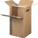 Bankers Box Tall Wardrobe Box 3 Pack, Tape-Free Design, 24" x 24"x 40"(7710501)