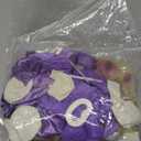 Purple Birthday Decorations for Women Girls, Metallic Dark Dusty Purple White Purple Foil Confetti Balloons Happy birthday Banner Purple Butterfly Fringe Curtains Birthday Decorations