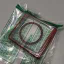 YQODSZ for Samsung Galaxy Z Flip 7 2025 Magnetic Case, Clear Phone Case with Magsafe Accessories, Screen Protector, Hinge Cover, Anti-Yellow, Full-Body Slim Thin Red Case