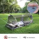 Night Cat Pop-up Mosquito Tent: 1 Person Camping Tent with Bug Screen Net Easy Set-up Tent Fits for Camping Cot (Excluded)