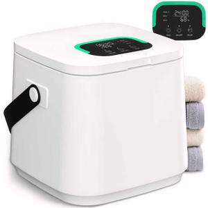 WEILAlANTIAN Towel Warmer, Towel Warmers for Bathroom with Timer & Child Lock, Electric Bathroom Warmer for Towels, Robes, and Blankets, Adjustable Heat Settings (20/40/60Mins)