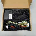 Riloer Blind Spot Car Mirror Sensor System Car Blind Area Detection System Lane Change Reminding for Safe Driving w/ 4 Sensors Black