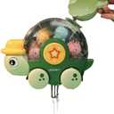 Turble Bath Toy, Toddler Bath Toys with Turtle Toddler Bathtub Bath Toys for Toddlers 1-3 4 5 6