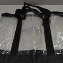 Large Clear Tote Bag, Fashion PVC Shoulder Handbag for Women, Clear Stadium Bag for Security Travel,Shopping,Sports and Work