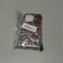 Jusy Compatible with MagSafe Brown Tortoise Shell Print Phone Case for iPhone 14 Pro Max, Amber Trendy Luxury Magnetic Soft TPU and Hard PC Protective Phone Cover for Women Girls - Black