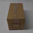 Wellmet Chandelier Shades, ONLY FOR CANDELABRA BULBS, Clip-on Fitter Lamp Shades, 3" X 6" X 5", 6 pcs Set (Cream white)