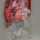 Riceshoot Red Valentines Bow Set Decor, 16''x 32'' Big Bow Tree Topper and 24 Pcs 5''x7'' Valentines Ribbon Twist Tie for Tree Birthday Wedding Holiday Wreath Gift Wall Backdrop Decor