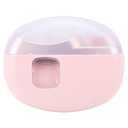 Electric Nail Clipper, 2 in 1 Electric Automatic Nail Clippers for Seniors and Adults Baby Easy Clip Nail Clippers with Polishing, Light & Storage 2 Adjustable Speeds for Nail Trimmer Pink