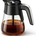 10 Cup Replacement Coffee Pot, Premium Glass Carafe for Ninja Coffee Maker, with Brew-Through Lid and Strong Handle, Fits CM401 CM371 CP301 CM300 CM400 CF091