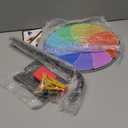 12 Inch Heavy Duty Spinning Prize Wheel - 10 Slots Color Tabletop Roulette Spinner of Fortune, with Eraser for Trade Show, Carnival, Win Fortune Spin Games, Multiple Colors