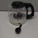 12-Cup Replacement Coffee Carafe Compatible with Mr. Coffee Coffee maker Pot, Replace Part# PLD12 PLD12-RB Series, Black Handle (Classic)