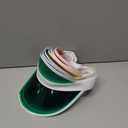 Tarpop Poker Visors Hats Bulk Casino Bingo Visor Casino Dealer Clear Plastic Sun Golf Hats for Women Men, 16 Pack