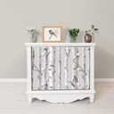 NuWallpaper NU1694 Mountain Birch Peel & Stick Wallpaper, Grey