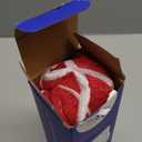 MIULEE Pack of 2 Decorative Throw Pillow Covers Christmas Woven Textured Chenille Cozy Modern Concise Soft Red Square Cushion Shams for Bedroom Sofa Car 20 x 20 Inch