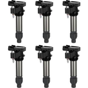 Set of 6 Ignition Coil for Buick Enclave GMC Acadia Terrain Cadillac CTS SRX XTS Chevy Traverse Malibu Impala Equinox 3.6 3.0 3.2 V6 2010 2012 2013 2014 2015 2016 Coil Packs Replaces# UF569 12590990