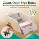 PetCove PurrTek Light Open Top Automatic Litter Box Self Cleaning 5GHz WiFi