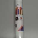 VINYL FROG White Heat Transfer Vinyl Rolls, 12" x25ft White Iron on Vinyl for Craft Cutter, White HTV Vinyl Roll for All Cutter Machine, Easy to Cut & Weed for Heat Press Design