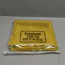 MIULEE Pack of 4Decorative Outdoor Solid Waterproof Throw Pillow Covers Faux Linen Garden Farmhouse Cushion Cases for Summer Patio Tent Balcony Couch Sofa 18x18 Inch Yellow