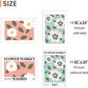 upsimples 20x30 Poster Frame, Display Pictures 16x24 with Mat or 20x30 Without Mat, Wall Hanging Picture Frame, White, 1 Pack