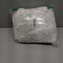 Lanpn Christmas Tree Skirt 48 inch, Faux Fur Xmas Tree Skirt Plush Winter Christmas Tree Mat for Large Artificial Trees Winter Home Party Holiday Indoor Xmas Decorations (White, 120cm)