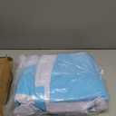 6 Pcs Large Swim Ring with Handles 47.24 Inch 35.43 Inch Inflatable Striped Pool Inner Tubes Swimming Pool Ring Float for Teens Adults Summer Beach Party Supplies(Blue White)