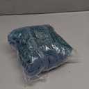 Duyang Womens Cotton Linen Palazzo Pants Drawstring Elastic Waist Casual Wide Leg Trousers with Pockets (X-Large, Lake-blue)