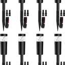 5W Low Voltage Landscape Pathway Lights with Connectors 12V Outdoor Landscape Lighting LED Bollard Path Lights Wired IP65 Waterproof Warm White Walkway Lights for Garden Yard Lawn (8Pack)