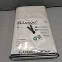 100% Blackout Shield Blackout Curtains for Bedroom 84 Inches Long, Back Tab/Rod Pocket Living Room Drapes, Thermal Insulated Blackout Curtains 2 Panels Set, 50" W x 84" L, Cream